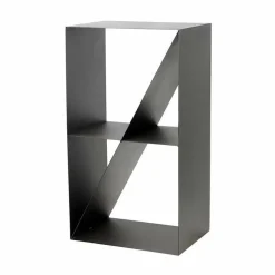 MAGNUS - Porte-bûches design 4 compartiments en acier lodz