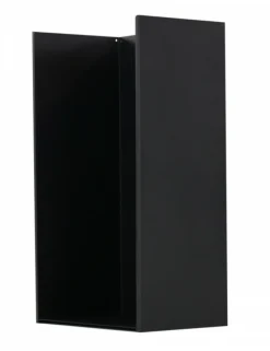 MAGNUS - Porte-bûches en acier noir 80 cm kielce