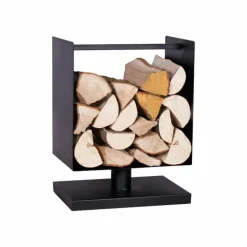MAGNUS - Porte-bûches sur pied design 45 cm