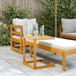 MAISON EXCLUSIVE - Table en forme de c 42x40x50 cm bois massif d'acacia