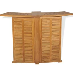 MAISON EXCLUSIVE - Table pliable de bar 155x53x105 cm bois de teck solide