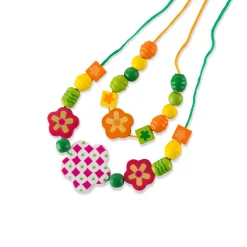MELISSA & DOUG - Ensemble de perles en bois flower power