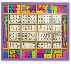 MELISSA & DOUG - Perles en bois à enfiler