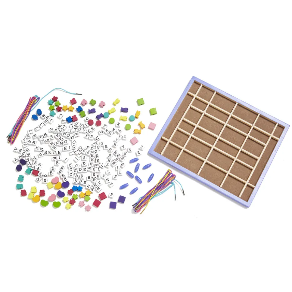 MELISSA & DOUG - Perles en bois à enfiler