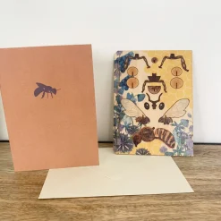 MES COURSES EN VRAC - Carte en bois à assembler - abeille