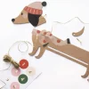 MES COURSES EN VRAC - Kit pour faire son propre calendrier de l'avent en kraft - motif chien