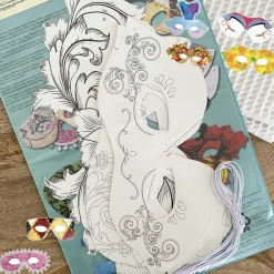 MES COURSES EN VRAC - Kit de déguisement en carton - masques carnaval