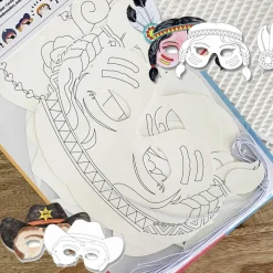 MES COURSES EN VRAC - Kit de déguisement en carton - masques à thèmes