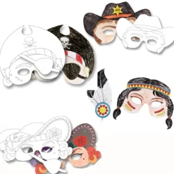 MES COURSES EN VRAC - Kit de déguisement en carton - masques à thèmes