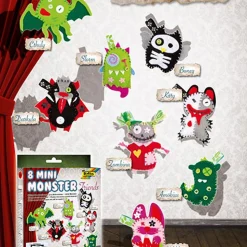 MES COURSES EN VRAC - Kit petits monstres en feutrine à confectionner