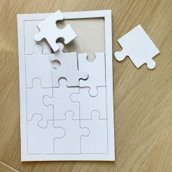 MES COURSES EN VRAC - Puzzle vierge à personnaliser - 12 pièces