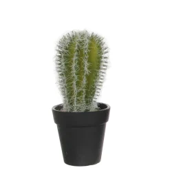 MICA - Cactus vert artificiel D12 x H.18 cm