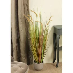 MICA - Herbe panache dogtail en pot, vert H. 120 cm