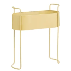 MICA - Jardinière Clifton, coloris beige - L.55xl.24xH.65cm