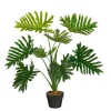 MICA - Plante artificielle philodendron, coloris vert - H.90xD.60cm