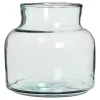MICA - Vase Vienne en verre recyclé - H.20xD.21cm