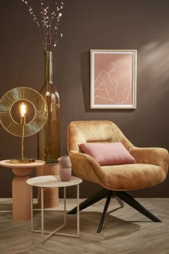 MICA DECORATIONS - Mica decorations - vase bouteille en verre recyclé ocre h100