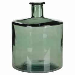 MICA DECORATIONS - Mica decorations - vase bouteille en verre recyclé vert h26