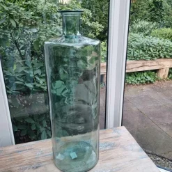 MICA DECORATIONS - Mica decorations - vase bouteille en verre recyclé vert h75