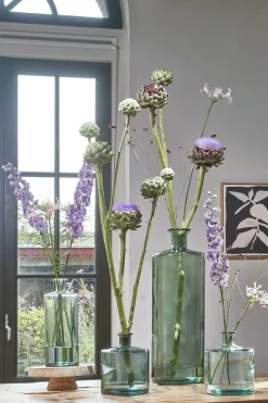 MICA DECORATIONS - Mica decorations - vase bouteille en verre recyclé vert h75