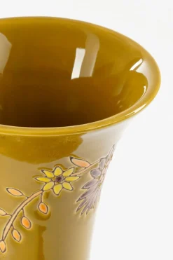 MICA DECORATIONS - Mica decorations - vase en céramique ocre h47