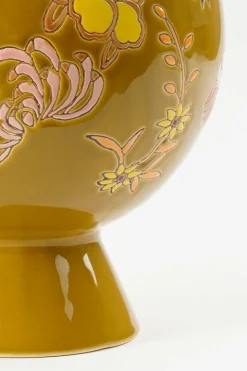 MICA DECORATIONS - Mica decorations - vase en céramique ocre h47