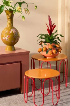 MICA DECORATIONS - Mica decorations - vase en céramique ocre h47