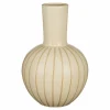 MICA DECORATIONS - Mica decorations - vase en céramique crème h42