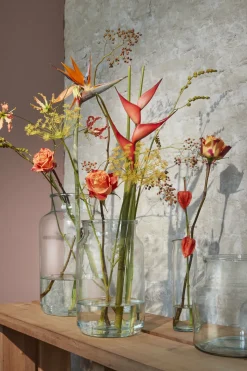 MICA DECORATIONS - Mica decorations - vase en verre recyclé h20