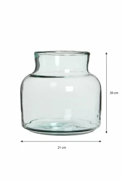 MICA DECORATIONS - Mica decorations - vase en verre recyclé h20