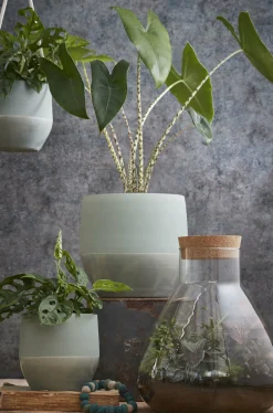 MICA DECORATIONS - Mica decorations - vase en verre recyclé h32