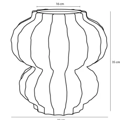 MICA DECORATIONS - Mica decorations - vase en céramique bronze h35