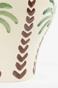 MICA DECORATIONS - Mica decorations - vase en céramique blanc cassé h32