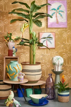 MICA DECORATIONS - Mica decorations - vase en céramique blanc cassé h32