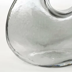 MICA DECORATIONS - Mica decorations - vase en verre gris clair h25