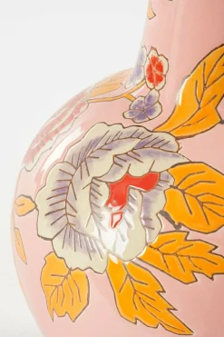 MICA DECORATIONS - Mica decorations - vase en céramique rose h36