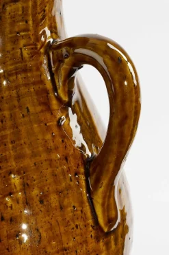 MICA DECORATIONS - Mica decorations - vase en céramique marron h39