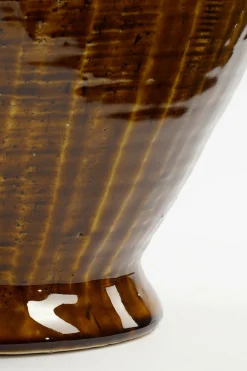 MICA DECORATIONS - Mica decorations - vase en céramique marron h39