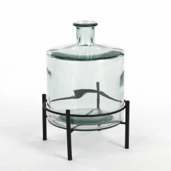 MICA DECORATIONS - Mica decorations - vase bouteille en verre recyclé h26