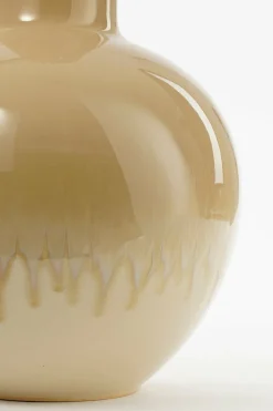 MICA DECORATIONS - Mica decorations - vase en céramique crème h42