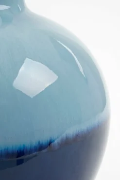 MICA DECORATIONS - Mica decorations - vase en céramique bleu h42