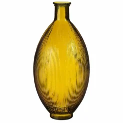 MICA DECORATIONS - Mica decorations - vase bouteille en verre recyclé ocre h59