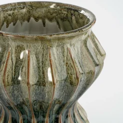 MICA DECORATIONS - Mica decorations - vase en céramique vert h32