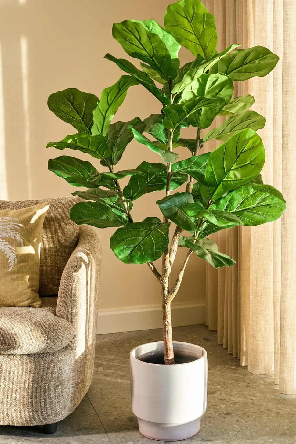 MICA DECORATIONS - Mica decorations - ficus lyrata plante artificielle vert h150