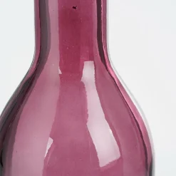 MICA DECORATIONS - Mica decorations - vase bouteille en verre recyclé bordeaux h50