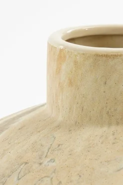MICA DECORATIONS - Mica decorations - vase en céramique beige h27
