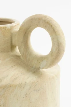 MICA DECORATIONS - Mica decorations - vase en céramique beige h27