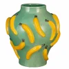 MICA DECORATIONS - Mica decorations - vase en céramique vert clair h38