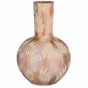 MICA DECORATIONS - Mica decorations - vase en céramique rose et beige h34