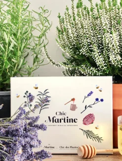 MIEL MARTINE - Coffret infusions – miels «chic martine»